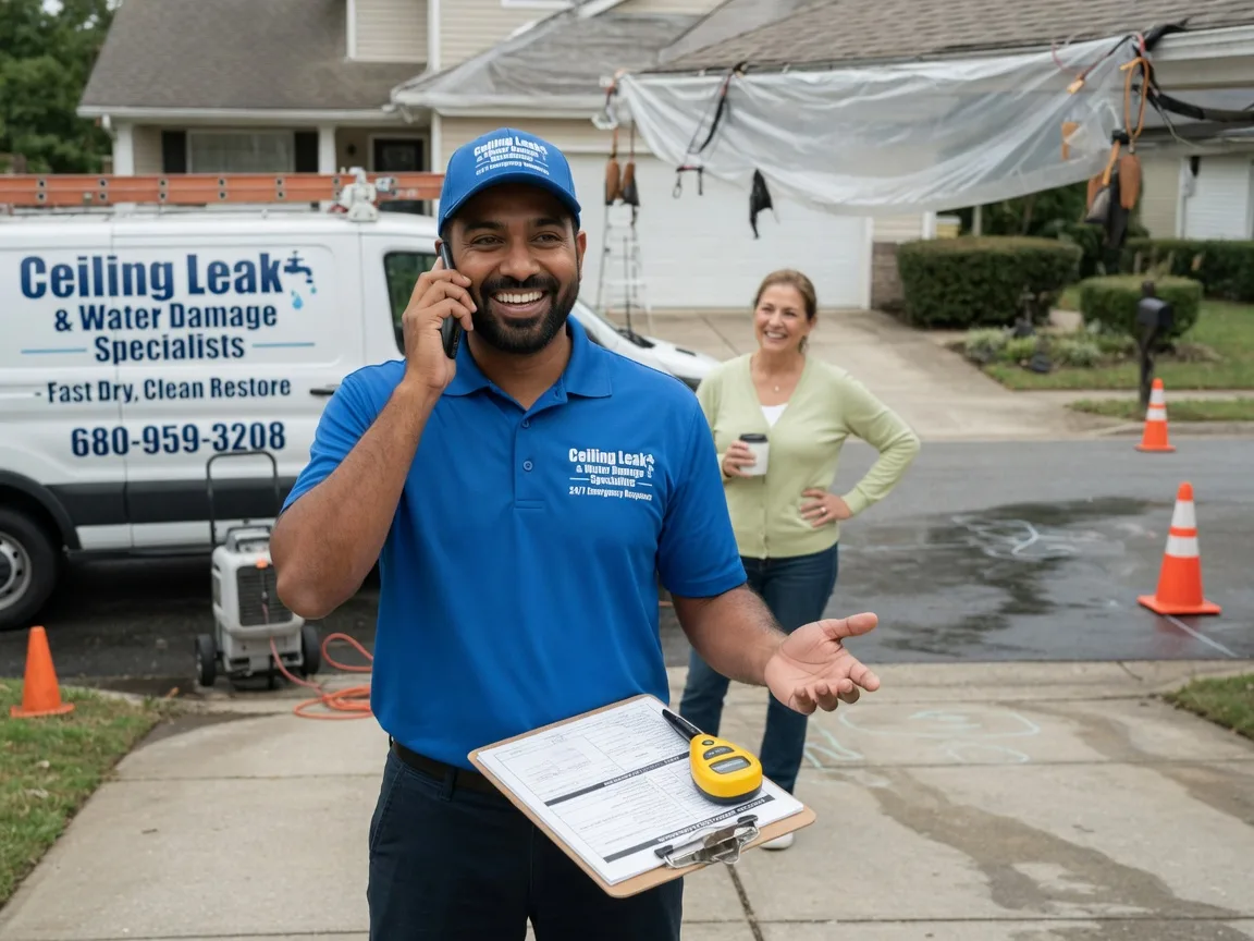 Ceiling Leak Cleanup Oakham, MA FAQs